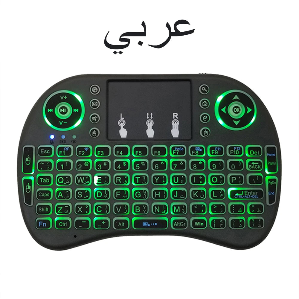 2.4G Air Mouse with Touchpad Keyboard i8 - BudgetSpender