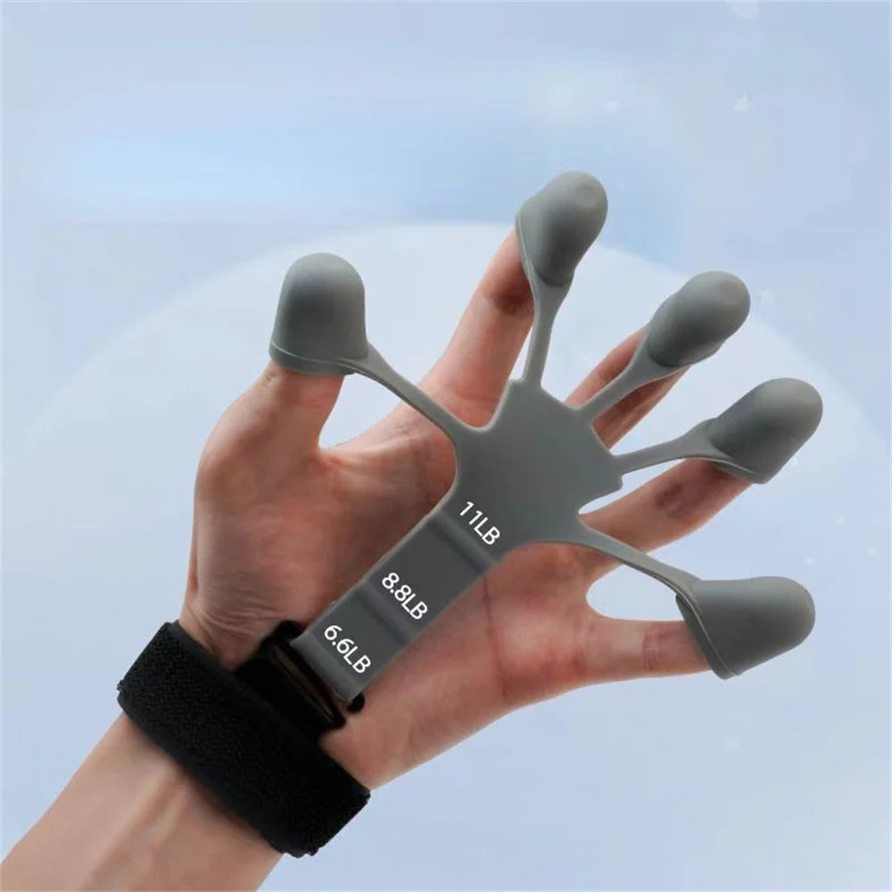 5-Finger Silicone Finger Trainer- Strengthen, Stretch & Soothe Your Hands - BudgetSpender