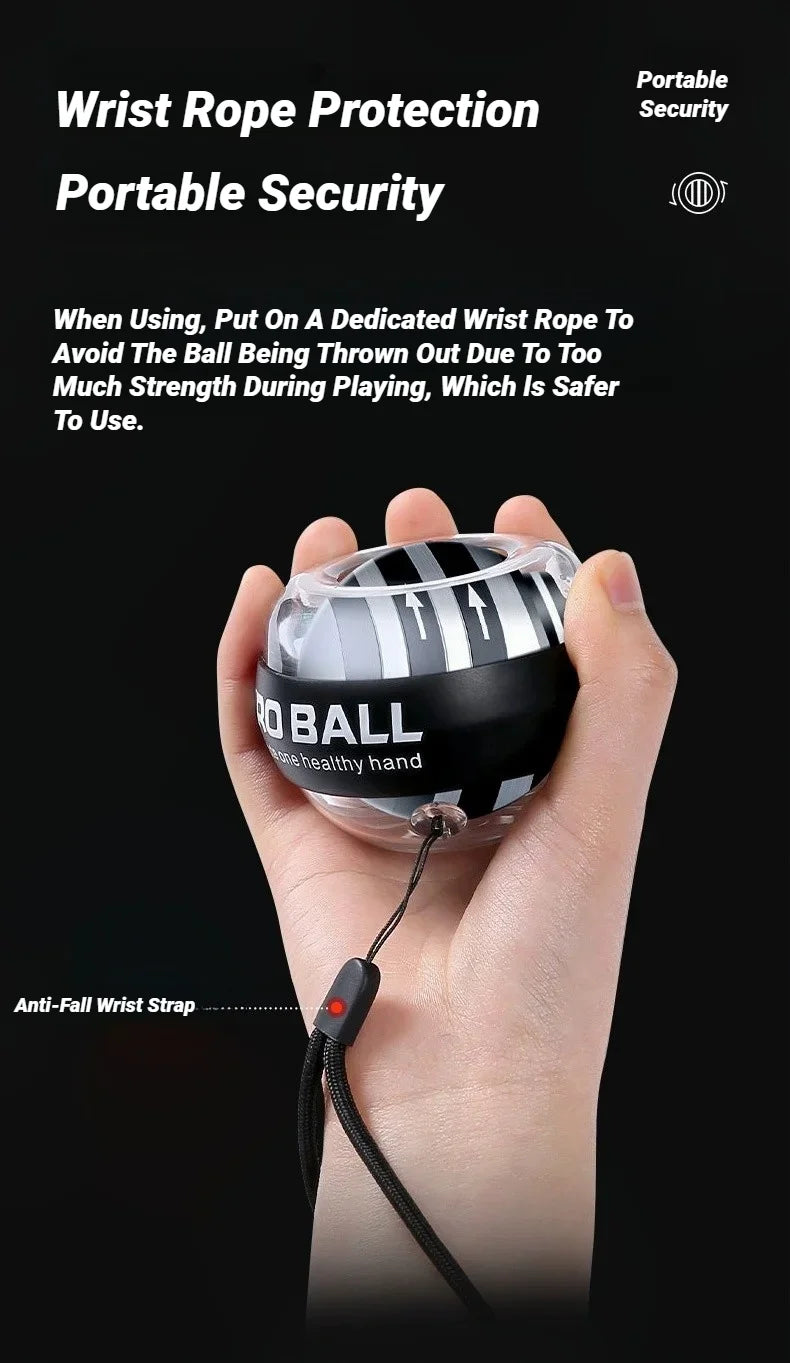 Gyroball Powerball Wrist & Forearm Exerciser – Strengthen Grip & Boost Muscle Control - BudgetSpender