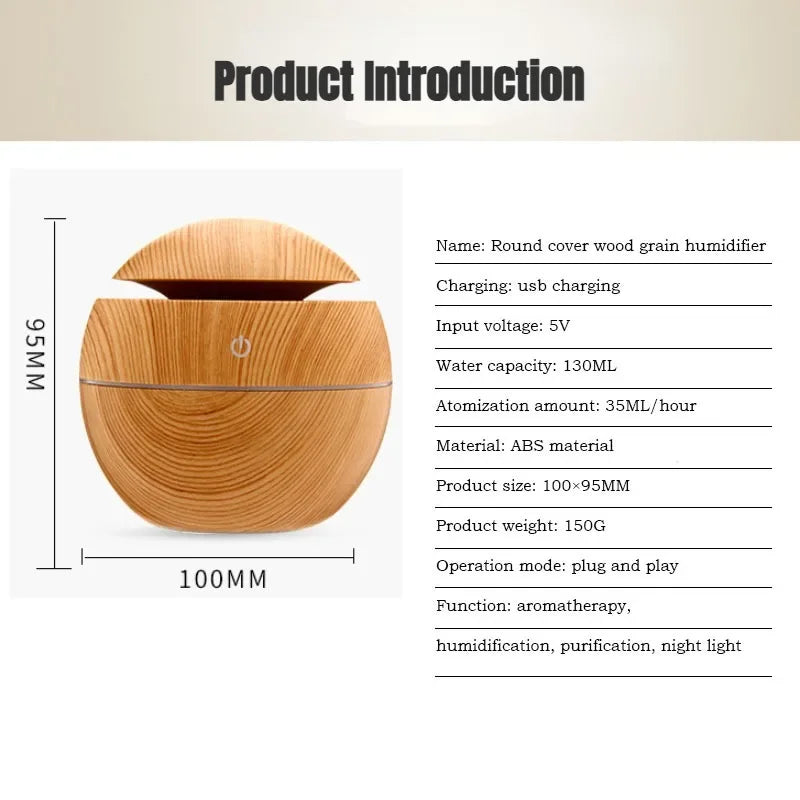 USB Mini Aroma Humidifier with LED & Essential Oil Diffuser - BudgetSpender
