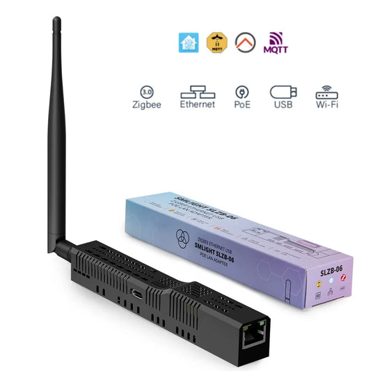 SMLIGHT Zigbee Coordinator Gateway – PoE, WiFi, USB for Smart Home Integration - BudgetSpender