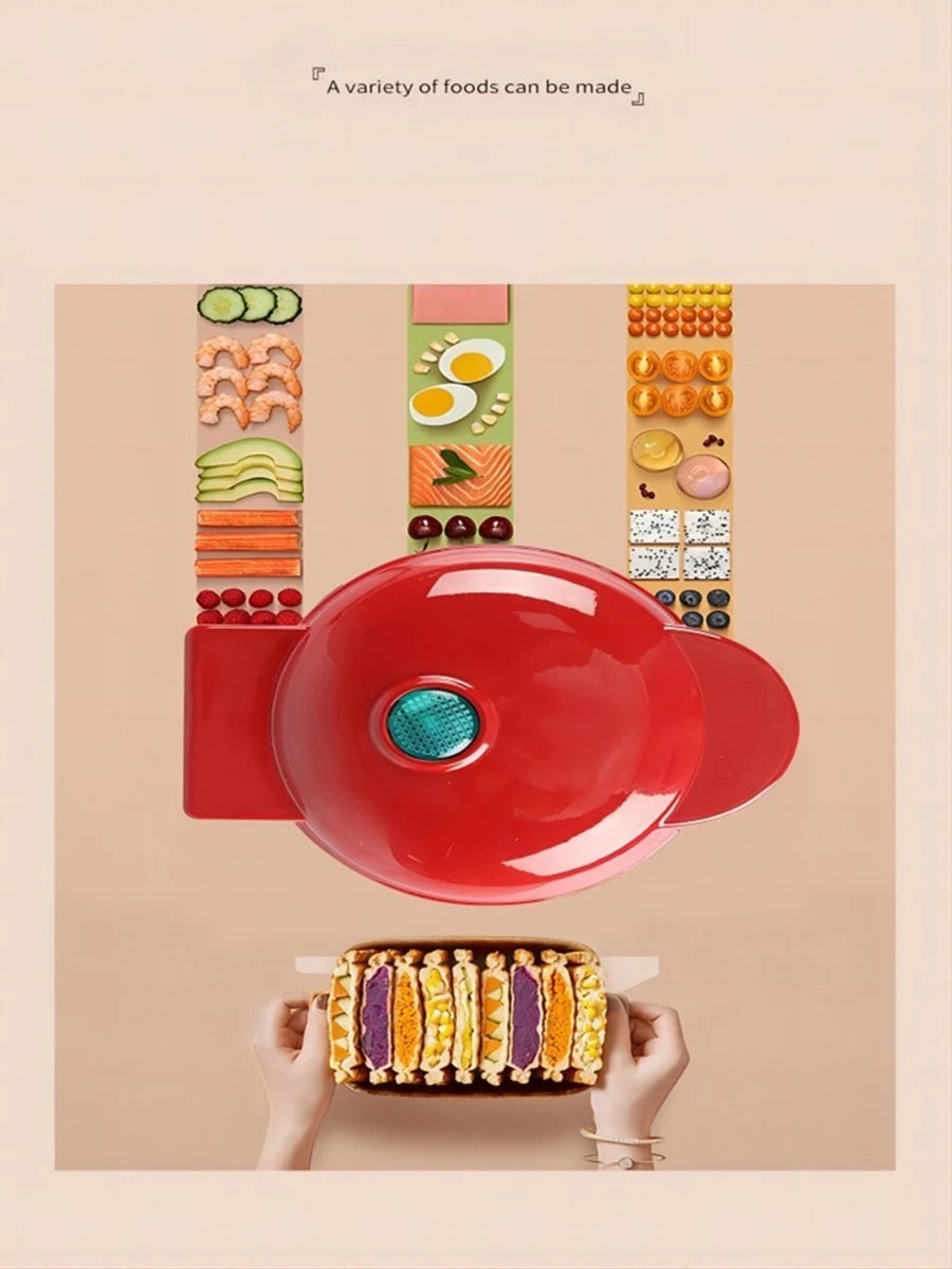 Mini Waffle & Sandwich Maker - BudgetSpender