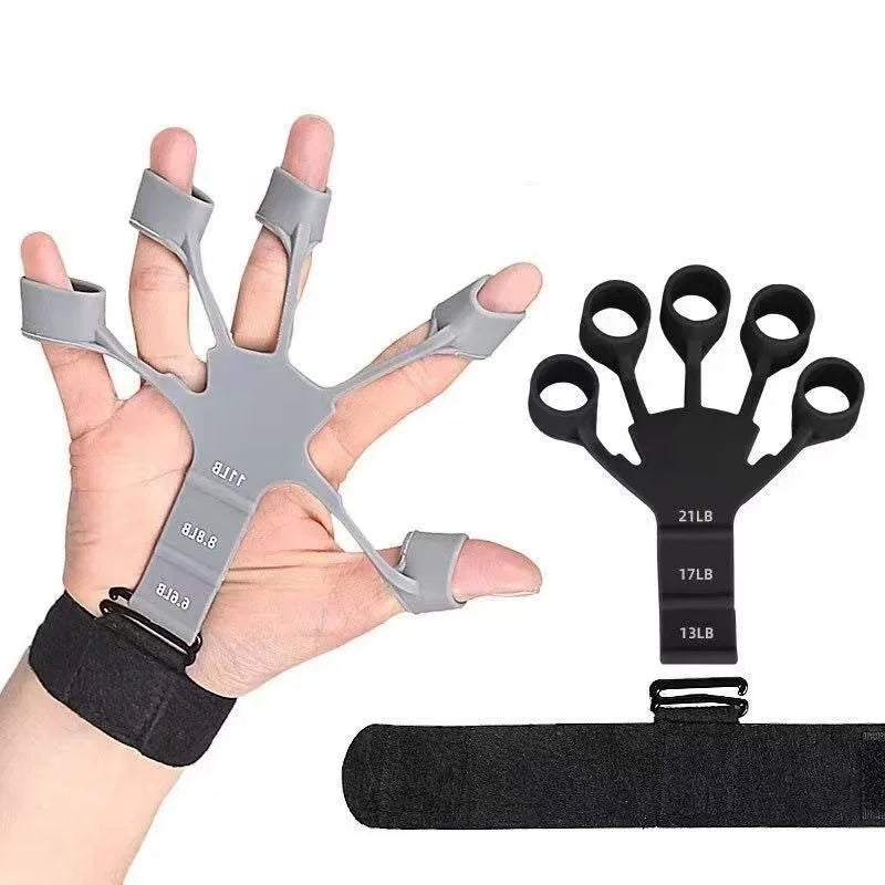 5-Finger Silicone Finger Trainer- Strengthen, Stretch & Soothe Your Hands - BudgetSpender