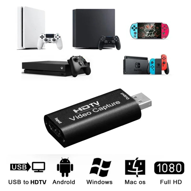 4K USB Video Capture Card for Game, Camera & Live Streaming - BudgetSpender