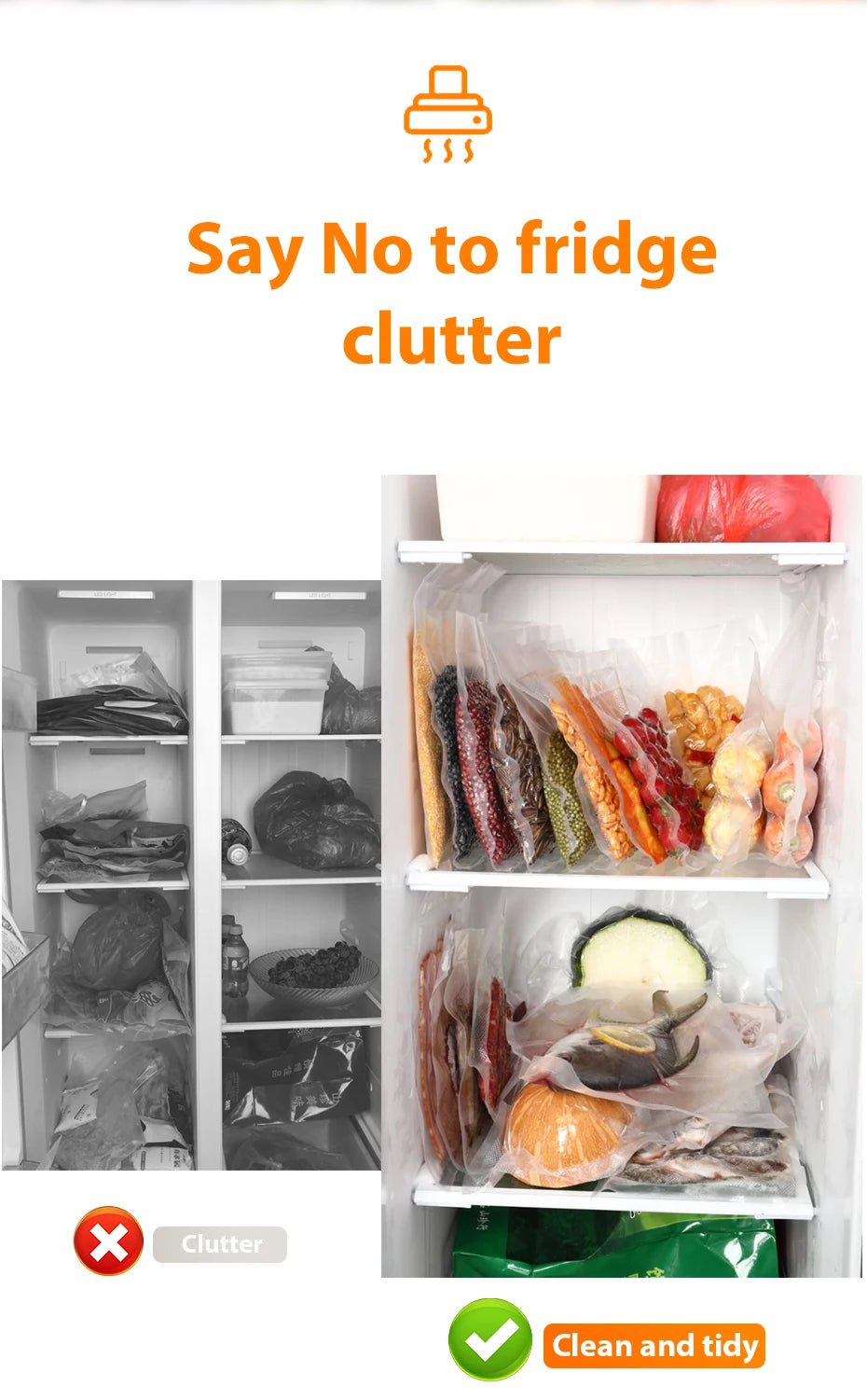 Vacuum Sealer Food Packaging Machine-With Free 10pcs Vacuum bags - BudgetSpender