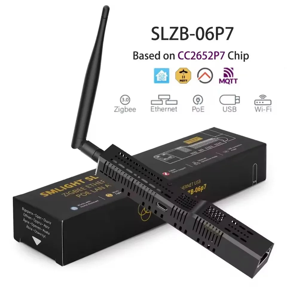 SMLIGHT Zigbee Coordinator Gateway – PoE, WiFi, USB for Smart Home Integration - BudgetSpender