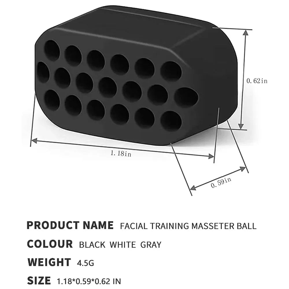 Jaw Exerciser – Slimming & Muscle Training Ball for Face & Neck - BudgetSpender