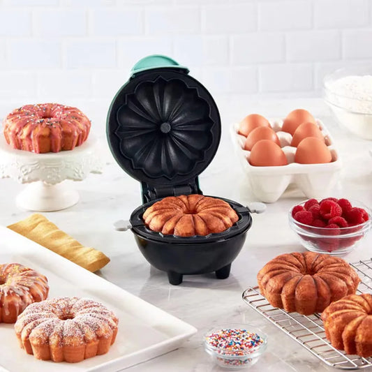 Mini Cake Maker - Portable,  Waffle, and Doughnut Maker - BudgetSpender