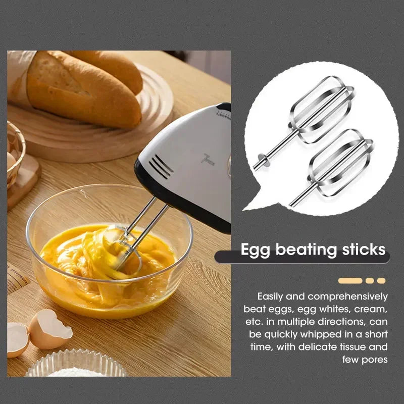 Handheld Electric Mixer for Eggs, Cream & Dough - BudgetSpender