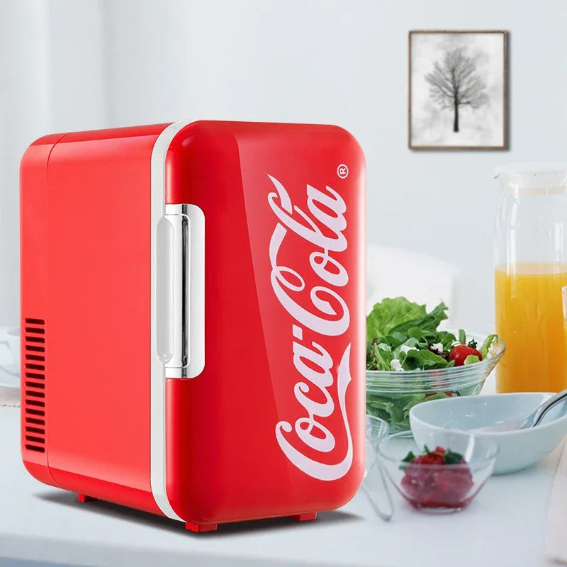 Coca-Cola 6L Mini Fridge Portable Cooler & Warmer for Home/Car - BudgetSpender