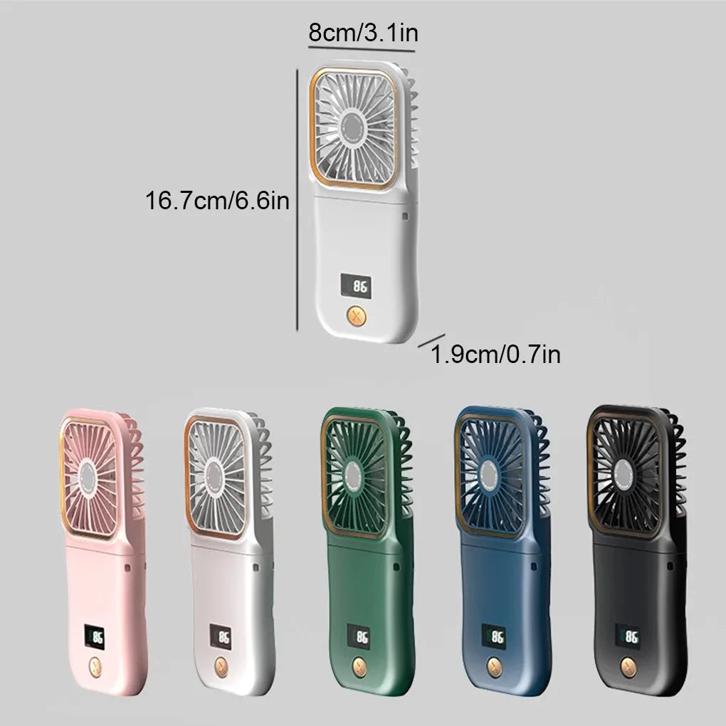 Mini Portable Hanging Neck Fan – Hands-Free Cooling Anywhere You Go - BudgetSpender