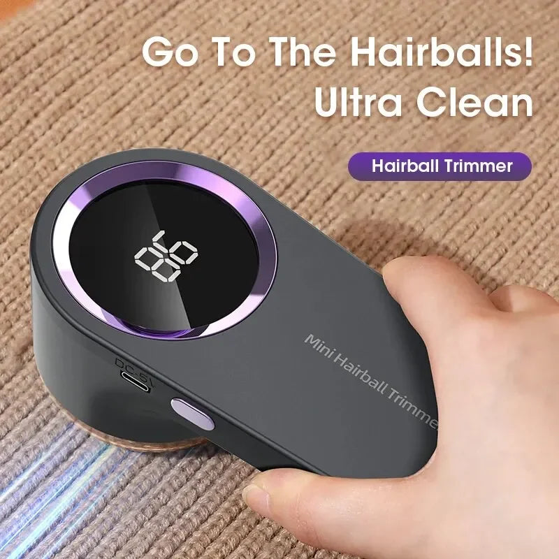 LED Digital Electric Lint Remover – Efficient Fabric Shaver for Clothes, Sweaters, and More - BudgetSpender