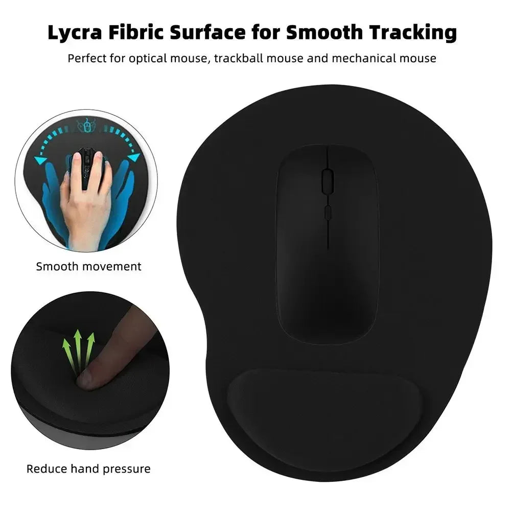 Ergonomic Wrist Rest Mouse Pad – Comfortable Support for PC & Laptop - BudgetSpender