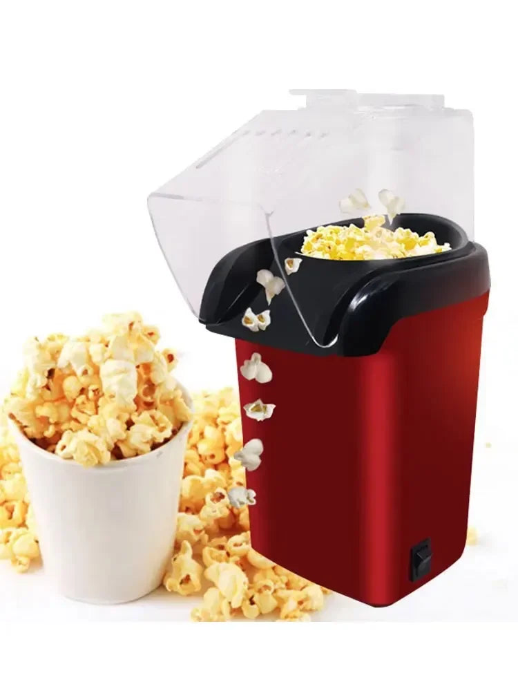 Mini 220V Electric Popcorn Machine – Fast Hot Air Corn Maker for Home Snacks - BudgetSpender