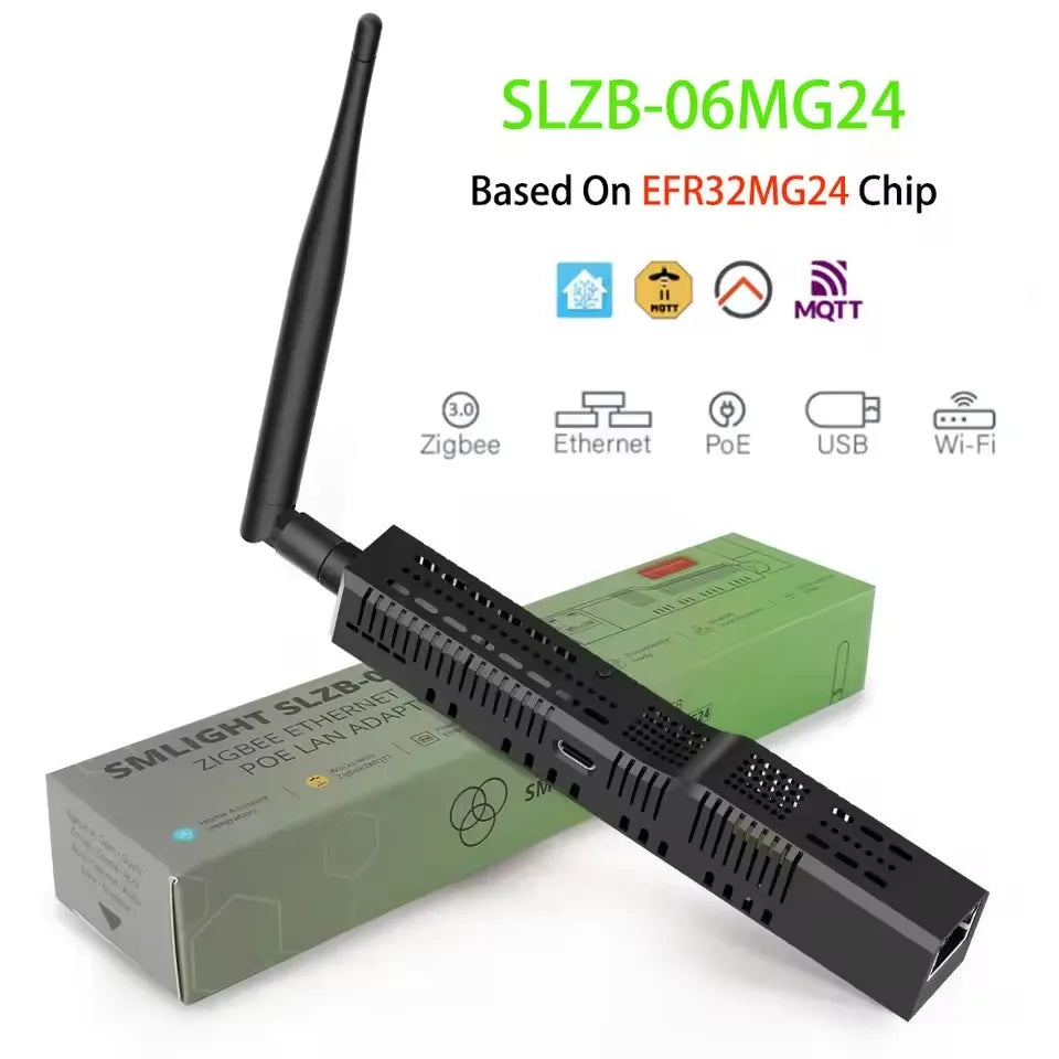 SMLIGHT Zigbee Coordinator Gateway – PoE, WiFi, USB for Smart Home Integration - BudgetSpender