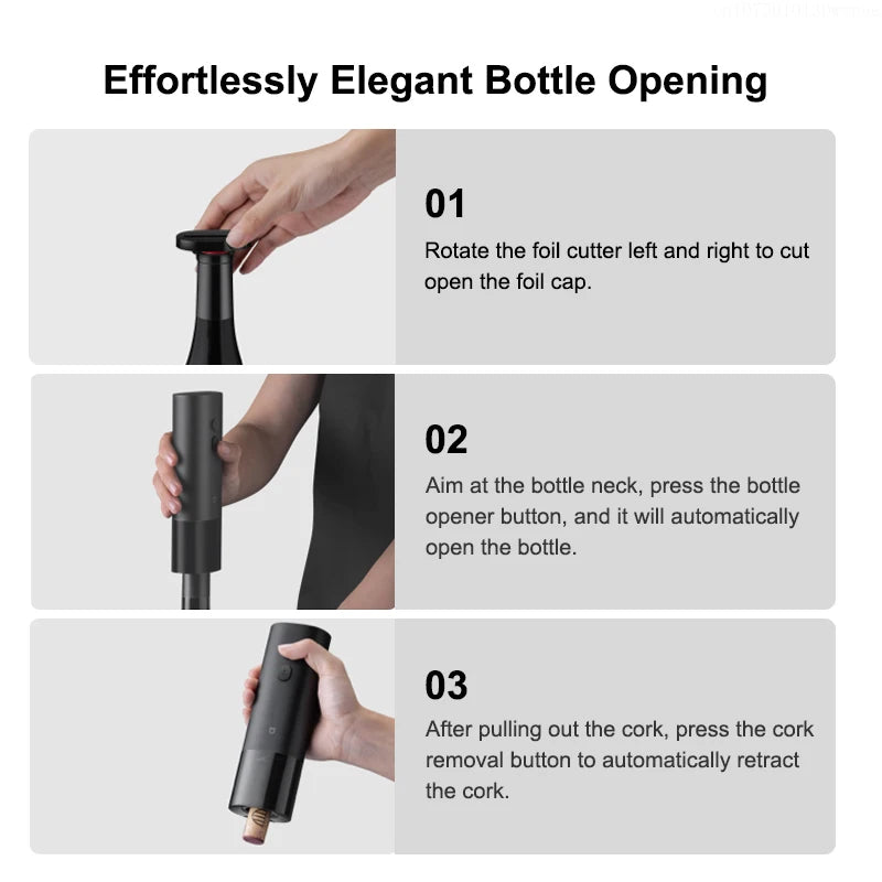 Xiaomi MIJIA Electric Wine Opener - BudgetSpender