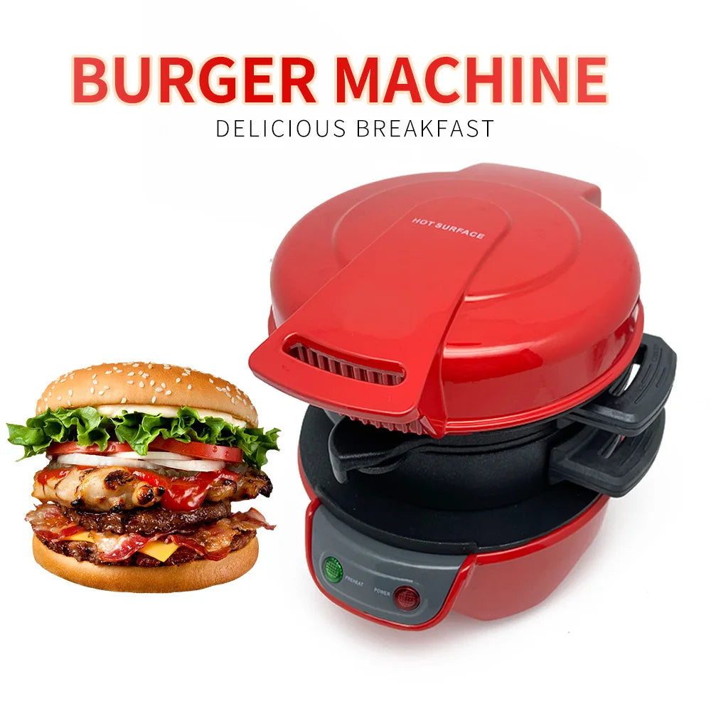 Zoeydam Burger Machine with Waffle Plates – 600-800W - BudgetSpender