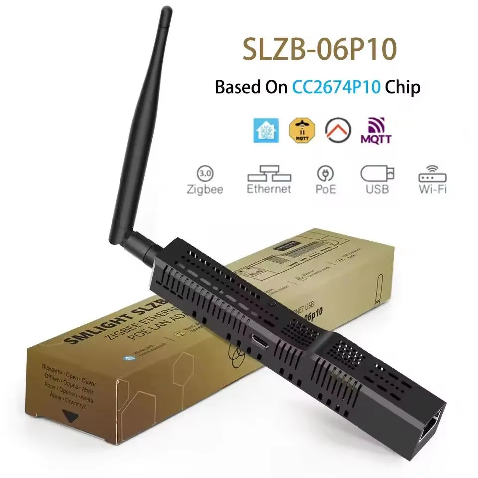 SMLIGHT Zigbee Coordinator Gateway – PoE, WiFi, USB for Smart Home Integration - BudgetSpender