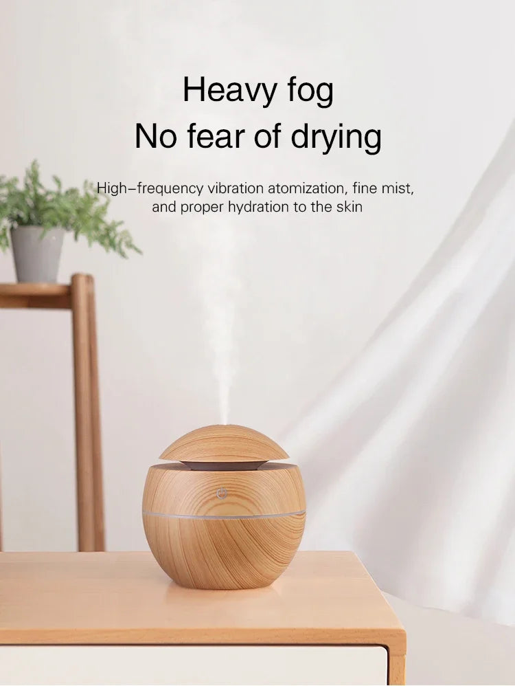 USB Mini Aroma Humidifier with LED & Essential Oil Diffuser - BudgetSpender