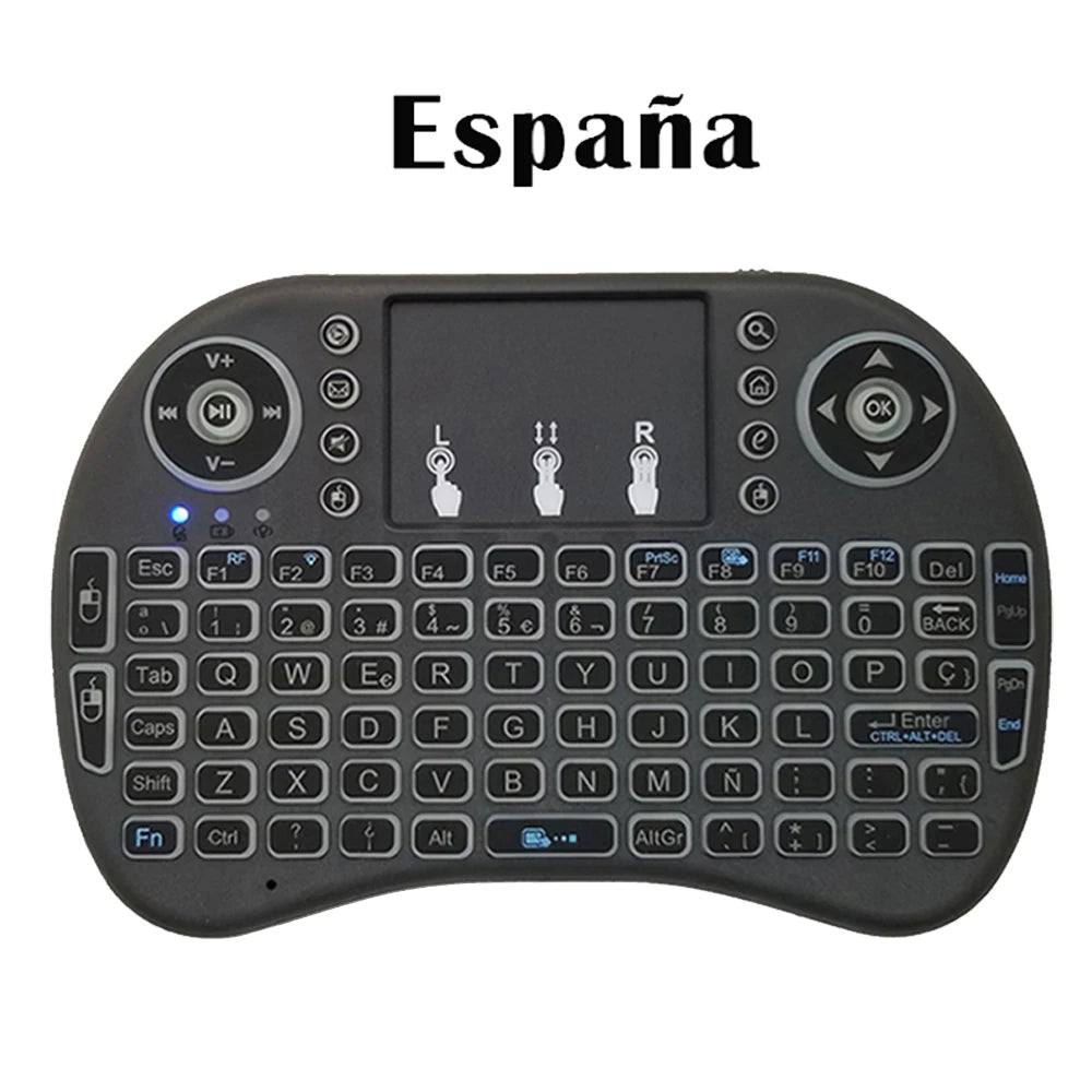 2.4G Air Mouse with Touchpad Keyboard i8 - BudgetSpender