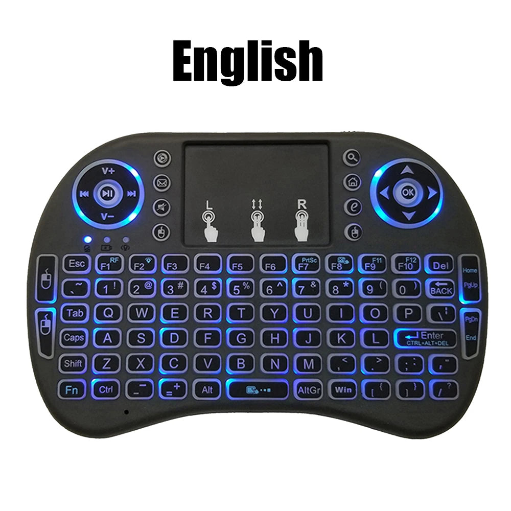 2.4G Air Mouse with Touchpad Keyboard i8 - BudgetSpender