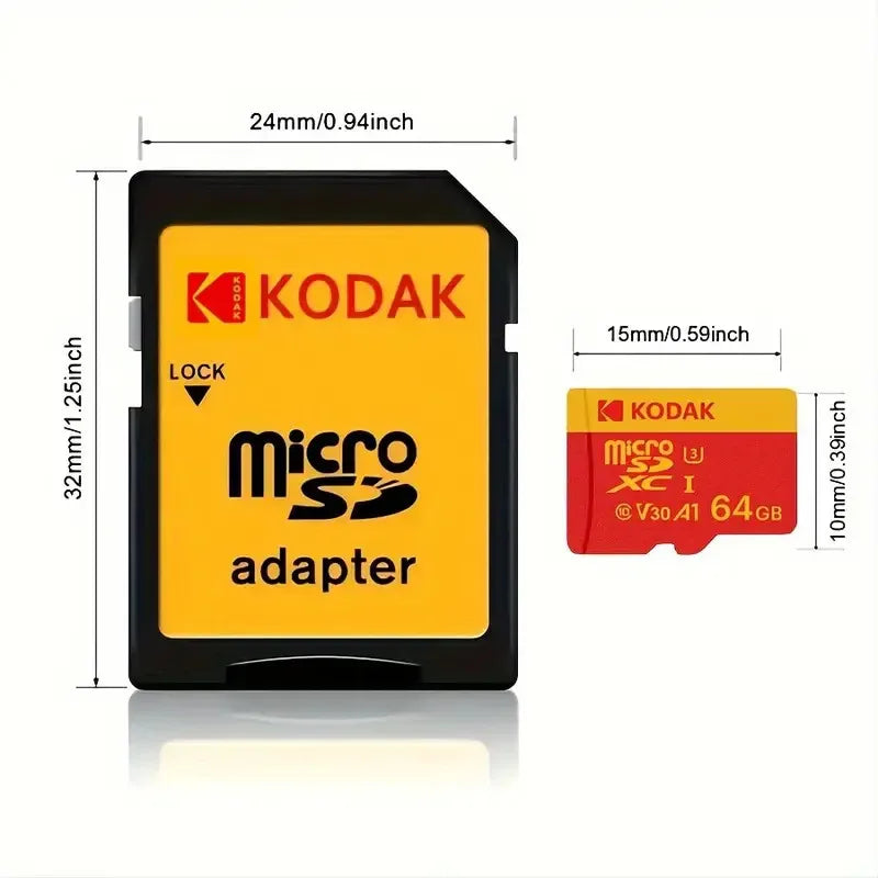 Kodak U3 High-Speed Micro SD Card – 100MB/s Fast Storage for 4K Video - BudgetSpender