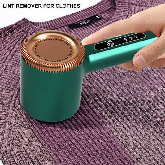 USB Rechargeable Lint Remover – Electric Fabric Shaver for Clothes & Sweaters - BudgetSpender