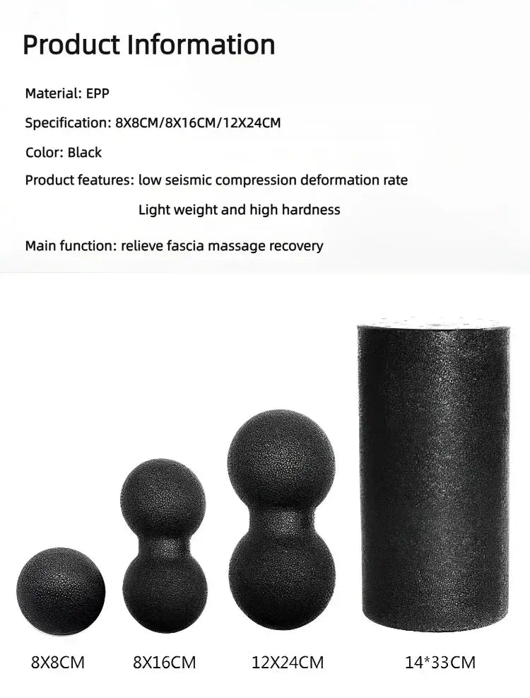 High-Density Peanut Yoga Massage Balls – Deep Relief - BudgetSpender