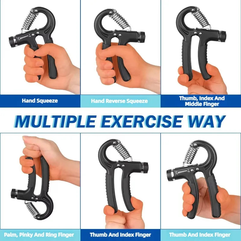 Adjustable Hand Grip Strengthener 5–60KG – Power Up Your Grip Anytime, Anywhere - BudgetSpender