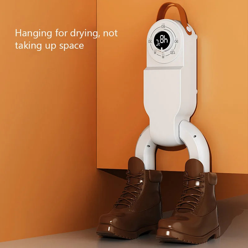 Folding Shoe Dryer – 150W, Adjustable Timer, EU Plug - BudgetSpender