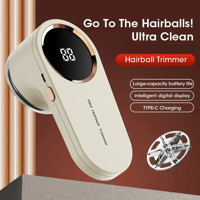 LED Digital Electric Lint Remover – Efficient Fabric Shaver for Clothes, Sweaters, and More - BudgetSpender