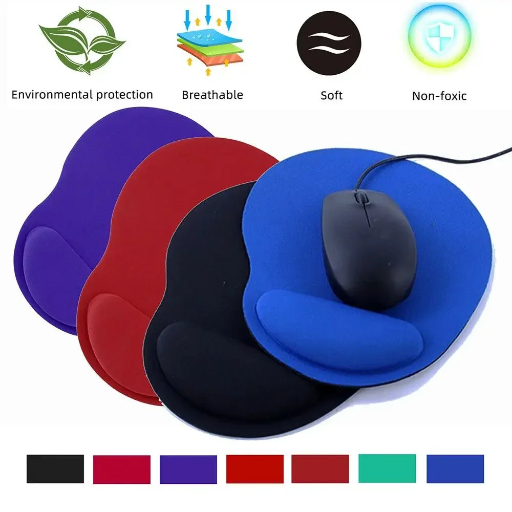 Ergonomic Wrist Rest Mouse Pad – Comfortable Support for PC & Laptop - BudgetSpender