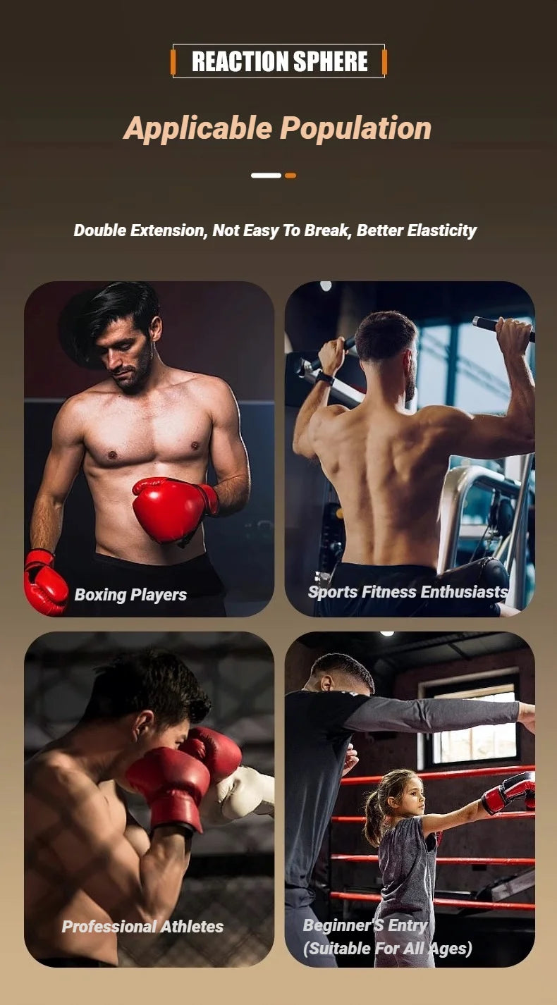 MMA Boxing Speed Ball – Head-Mounted Reflex Trainer for Muay Thai, Fitness & Coordination - BudgetSpender
