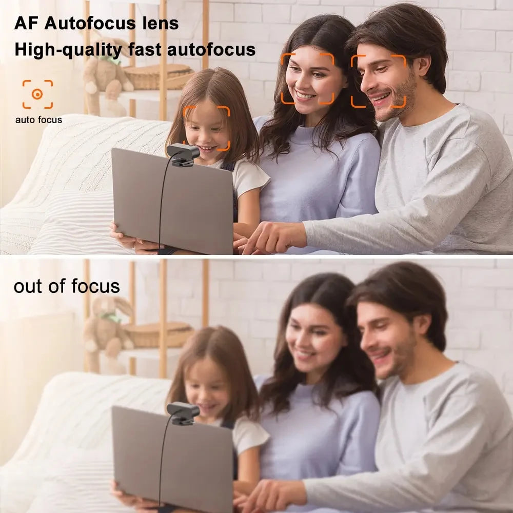 4K Webcam with Microphone – High-Quality Video & Audio for PC and Laptop - BudgetSpender
