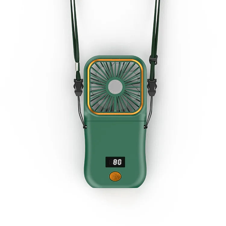 Mini Portable Hanging Neck Fan – Hands-Free Cooling Anywhere You Go - BudgetSpender