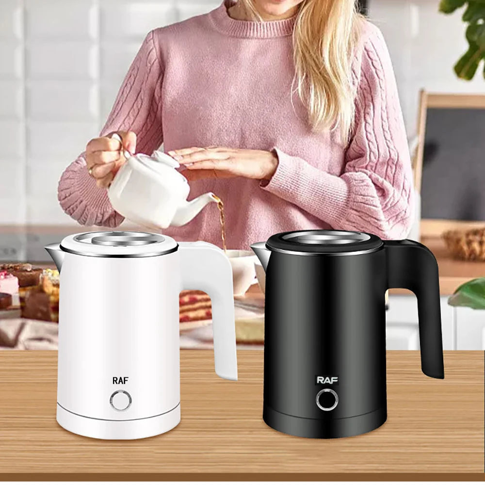 0.8L Stainless Steel Portable Electric Kettle – Travel Water Boiler for Tea & Coffee - BudgetSpender