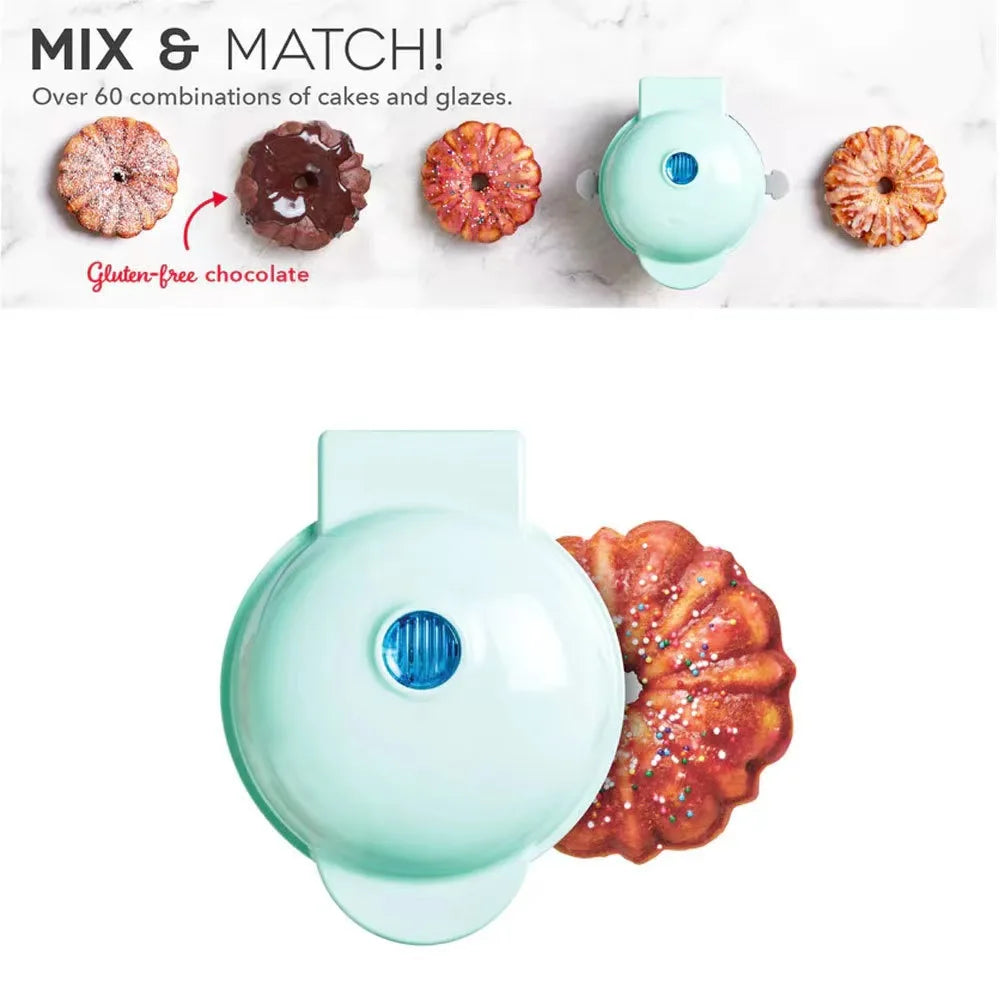 Mini Cake Maker - Portable,  Waffle, and Doughnut Maker - BudgetSpender