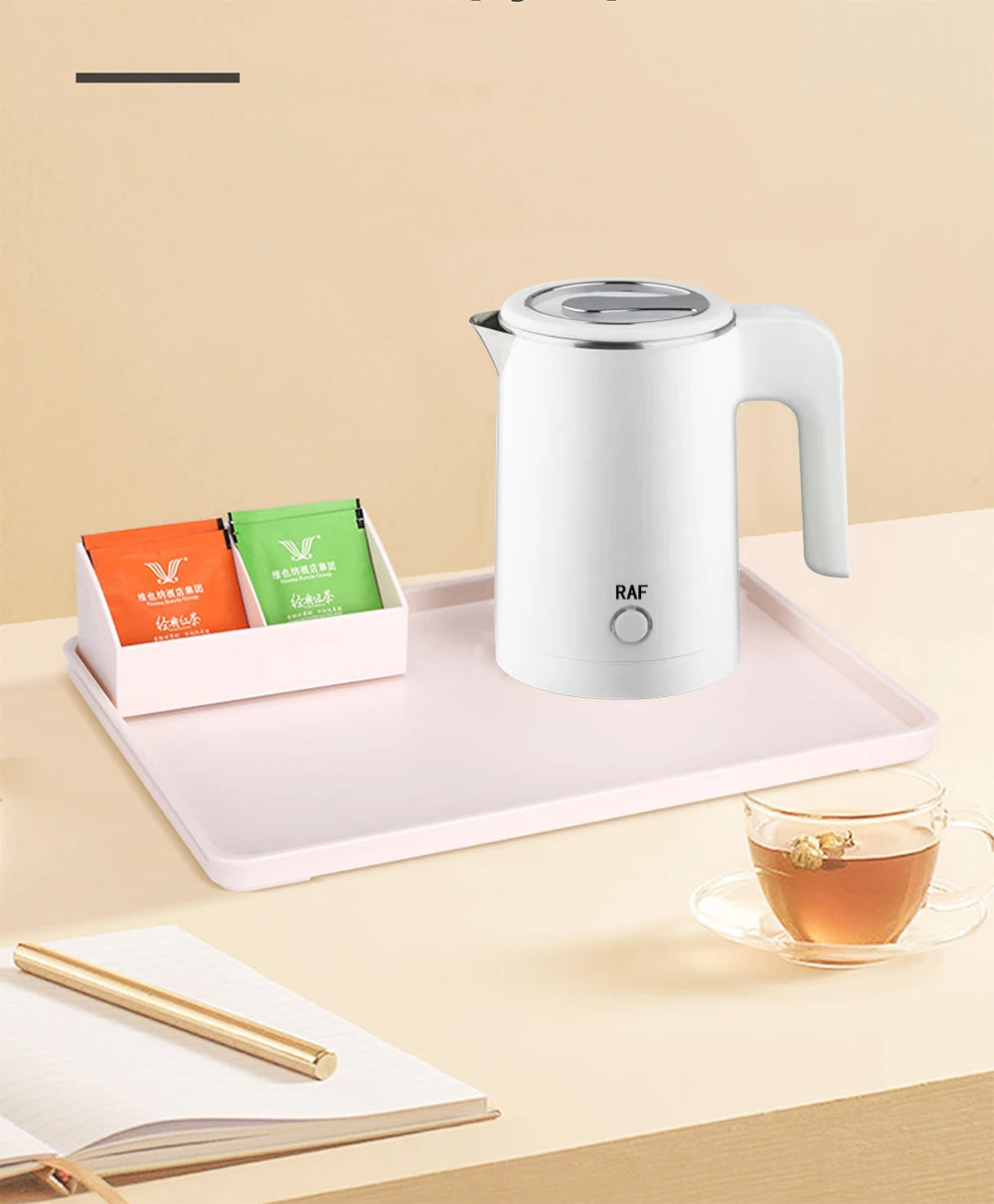 0.8L Stainless Steel Portable Electric Kettle – Travel Water Boiler for Tea & Coffee - BudgetSpender