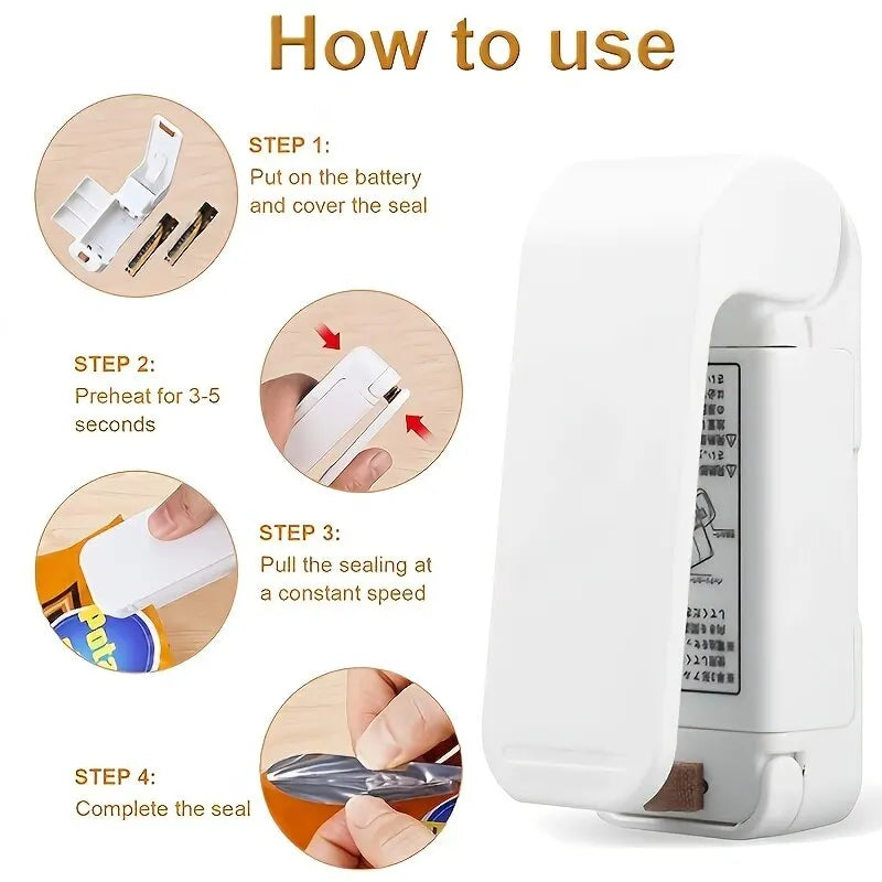 Mini Portable Bag Heat Sealer - BudgetSpender