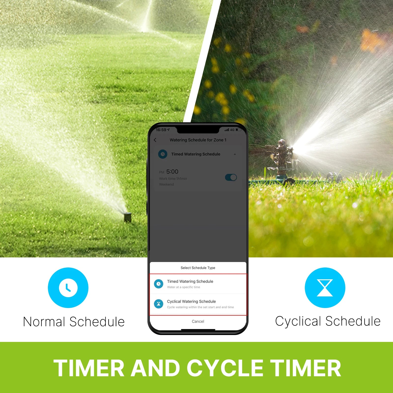 MOES Bluetooth Value Smart Garden Sprinkler Water Timer by 2 Way Rain Delay Filter Programmable Automatic Irrigation Controller - BudgetSpender