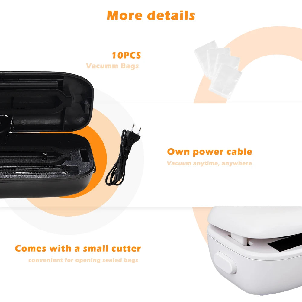 Vacuum Sealer Food Packaging Machine-With Free 10pcs Vacuum bags - BudgetSpender