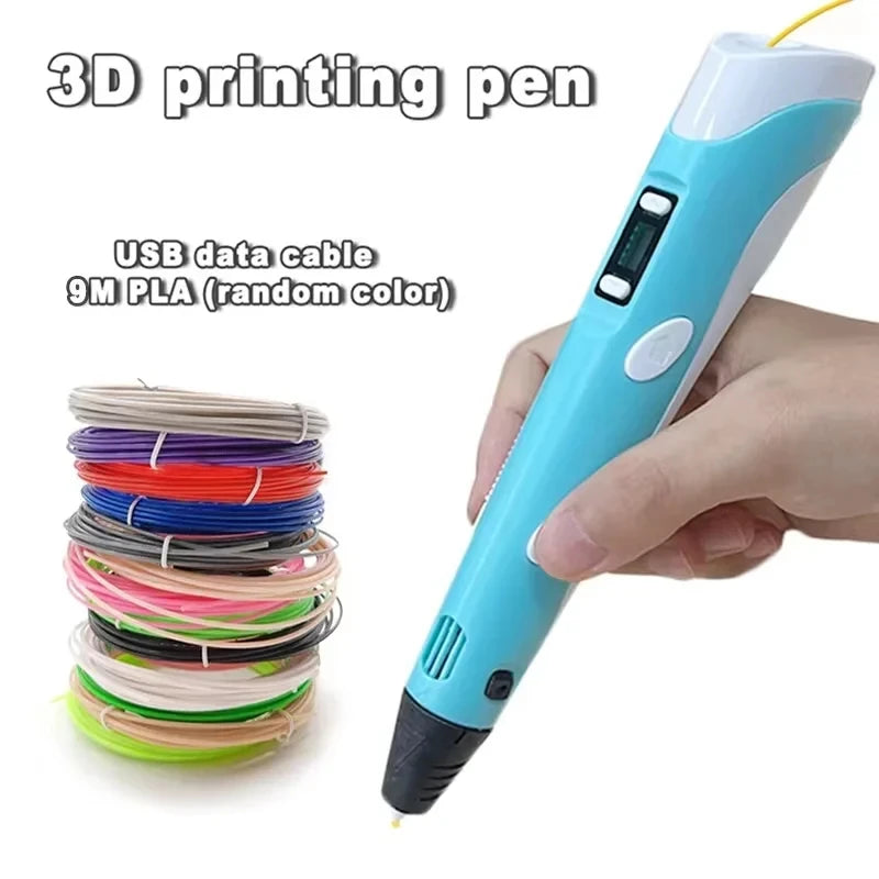 USB Rechargeable 3D Printing Pen – Create Stunning 3D Art with Ease - BudgetSpender