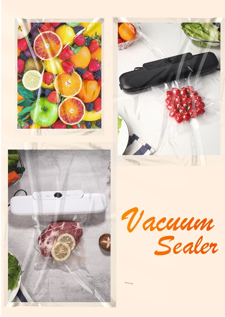 Vacuum Sealer Food Packaging Machine-With Free 10pcs Vacuum bags - BudgetSpender