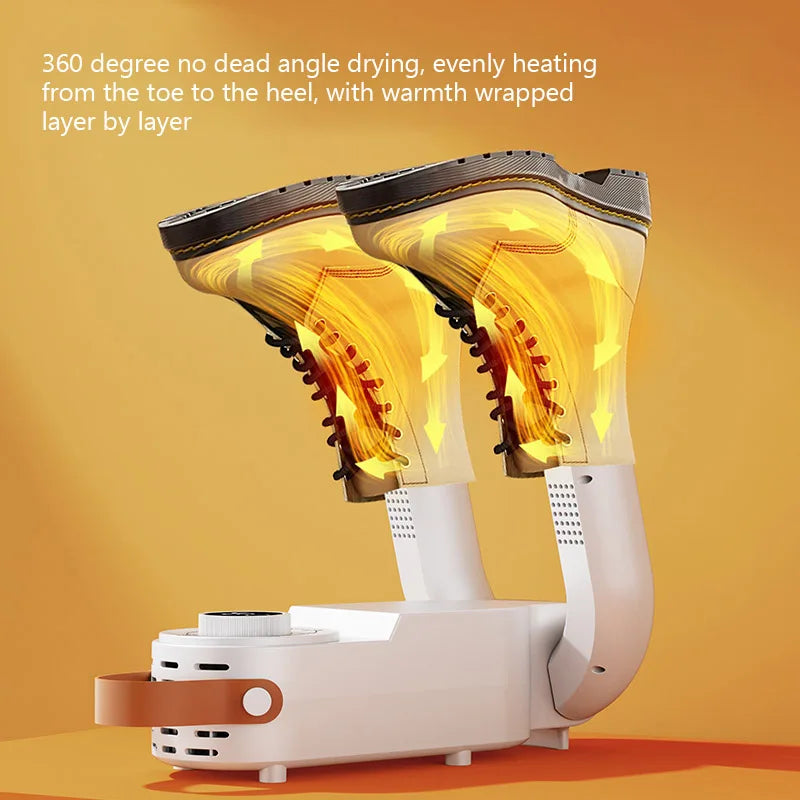 Folding Shoe Dryer – 150W, Adjustable Timer, EU Plug - BudgetSpender