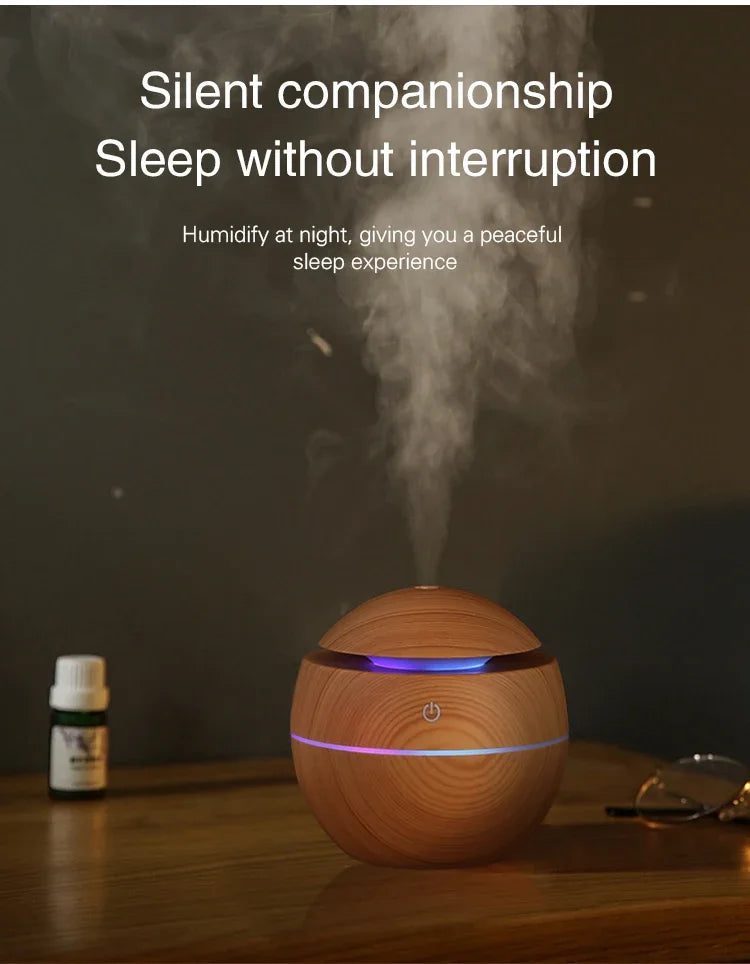 USB Mini Aroma Humidifier with LED & Essential Oil Diffuser - BudgetSpender