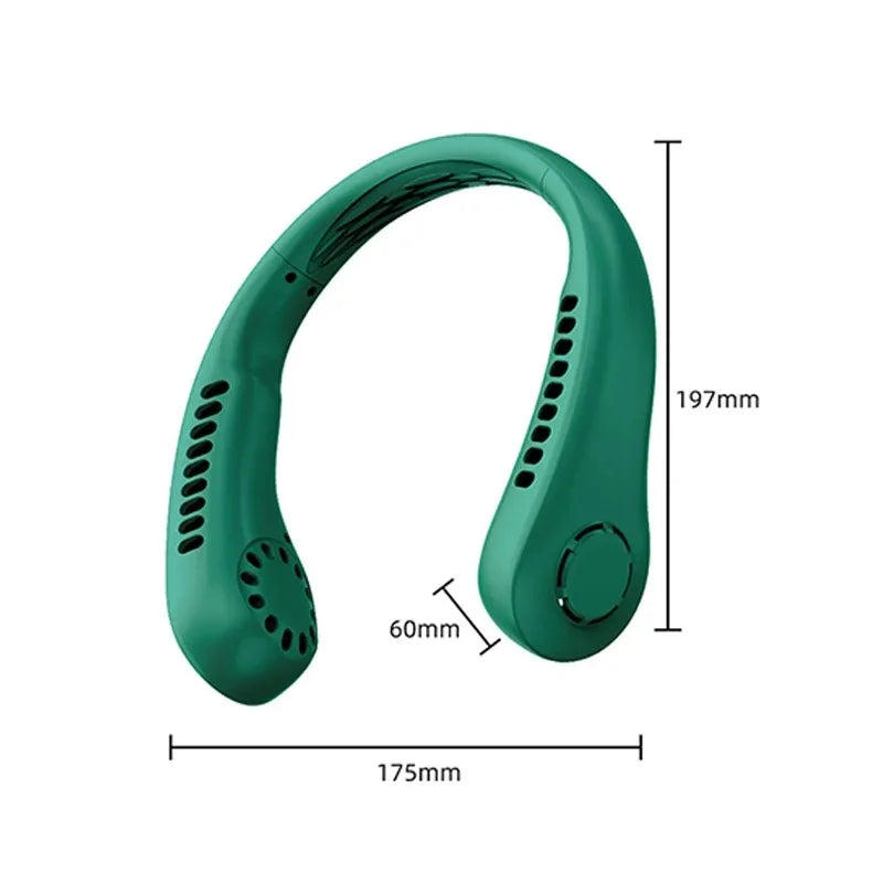 Portable Bladeless Neck Fan – Hands-Free Cooling, Anytime, Anywhere - BudgetSpender