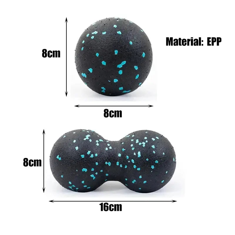 High-Density Peanut Yoga Massage Balls – Deep Relief - BudgetSpender