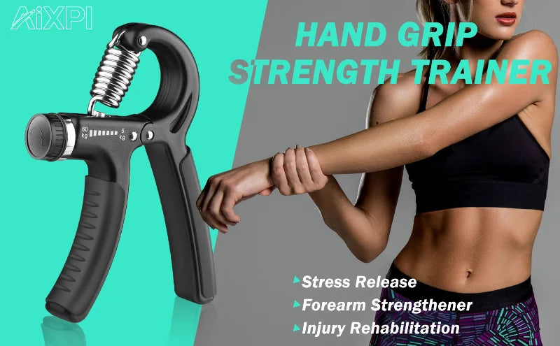 Adjustable Hand Grip Strengthener 5–60KG – Power Up Your Grip Anytime, Anywhere - BudgetSpender