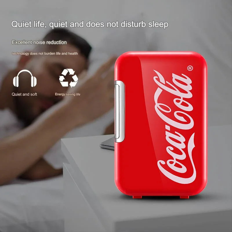 Coca-Cola 6L Mini Fridge Portable Cooler & Warmer for Home/Car - BudgetSpender