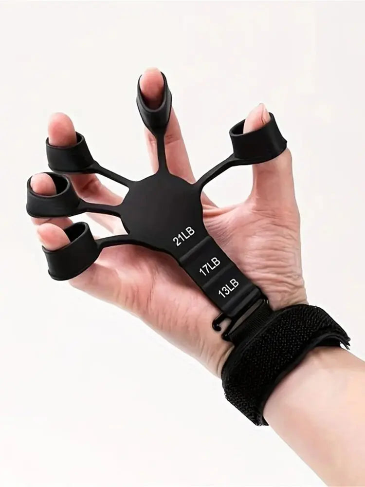 5-Finger Silicone Finger Trainer- Strengthen, Stretch & Soothe Your Hands - BudgetSpender